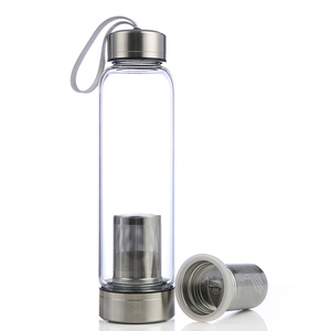 <span class=keywords><strong>Bouteille</strong></span> d'eau alcaline en verre de style classique de 500 ml avec bouchon à vis et filtre à eau hydrogène à bille pour les voyages - Product Image 6
