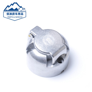 Conector Automotriz Circular de Aluminio de 7 Pines, Conector Hembra Mo-160 Estándar Plateado - Product Image 4
