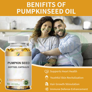 Ausreson OEM Halal Organic Vegan 3000mg Óleo de Semente De Abóbora Cápsula Macia Saw Palmetto e Óleo De Semente De Abóbora Cápsulas Softgels - Product Image 2