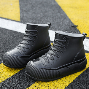 Nuovo stile delle donne all'ingrosso della fabbrica leggero <span class=keywords><strong>impermeabile</strong></span> PVC stivali da pioggia con soletta in gomma per la pioggia - Product Image 5