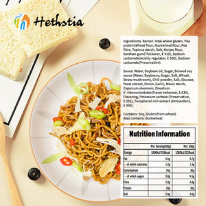 Nouilles instantanées végétaliennes riches en protéines, saveur poulet épicé, non frites, 29 g de protéines, choix sain - Product Image 6