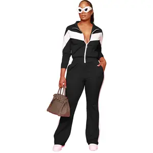 X08704S Women's Fashion Hot selling two-piece sports suit is popular in autumn and winter