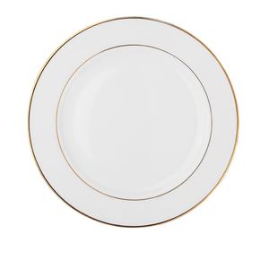 Набор из 12 предметов, элегантная фарфоровая посуда, роскошный керамический набор с золотой отделкой - Product Image 4