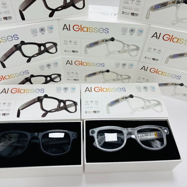 Aimb-G2 Ai Smart 800W Camera Glasses Factory Direct Sales High-Definition Photo Video Recording Simultaneous Translation