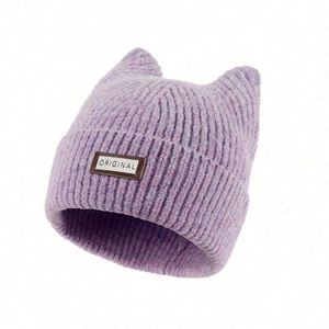 Gorro de Punto Unisex con Orejas de Gato, Grueso, Cálido, Transpirable e Impermeable para Invierno, Venta al Por Mayor, Alta Calidad, Precio Bajo - Product Image 1