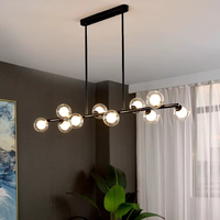 Nouveau Style chinois lumière luxe Villa américaine moderne mode salle à manger escalier Shandlier lustre boule
