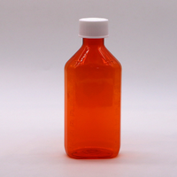 8Oz 16 Oz Oral liquide sirop contre la toux bouteille ambre pour la médecine liquide avec bouchon CR