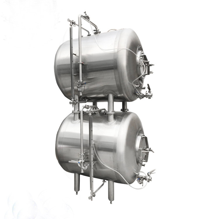 1000L horizontale réservoir lumineux de bière de brasserie de bière 10HL cuve de fermentation à vendre