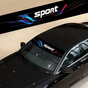 Adesivo Personalizzato per Parabrezza Auto, Banner Decorativo Autoadesivo in PVC per Carrozzeria - Product Image 1