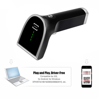 Lecteur de codes à barres 2D haute performance pour interface USB sans fil Scanner de codes QR à barres OEM pour magasin de détail en entrepôt en stock