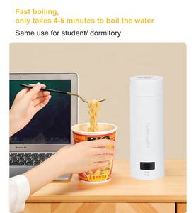 <span class=keywords><strong>Bouilloire</strong></span> super portable <span class=keywords><strong>500</strong></span> <span class=keywords><strong>ML</strong></span> à double paroi, <span class=keywords><strong>mini</strong></span> tasse à contrôle de température, bouilloires de voyage électriques, protection contre la surchauffe - Product Image 4