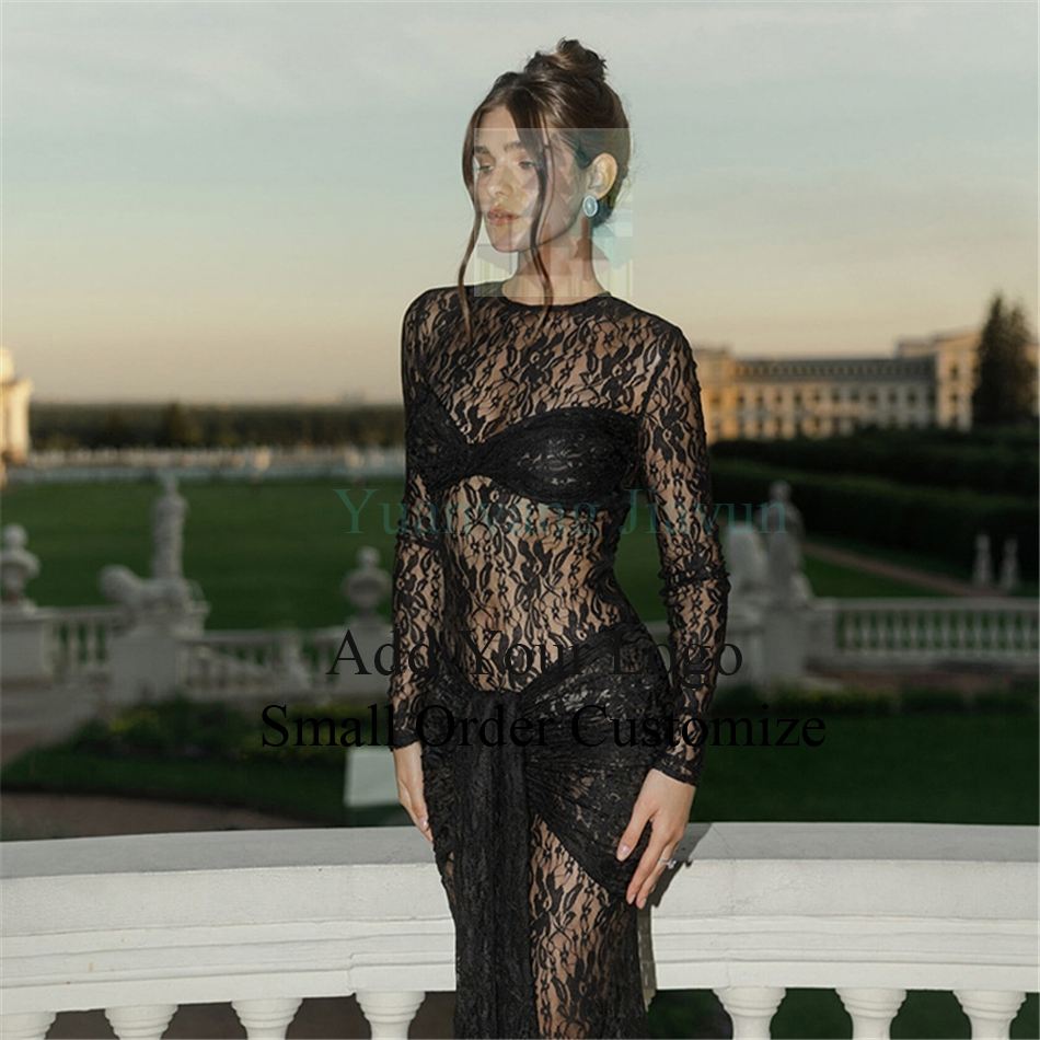 Long Black Dresses - Lingerie Gowns for Women - Elegant & Sheer Long Black Dresses - Lingerie Gowns for Women - Elegant & Sheer
