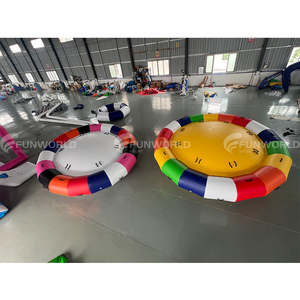Fou UFO Gonflable Remorquable Sports Nautiques Rotatif Volant Gonflable Disco Bateau - Product Image 6