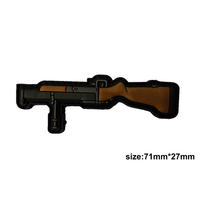 Haute Qualité Personnalisé 3D PVC Badge Tactique En Plastique En Relief Souple Airsoft Patch EN PVC