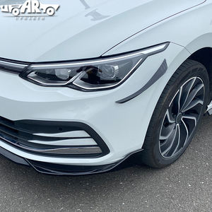 Pièces automobiles, bande de garniture latérale avant, garniture de pare-chocs avant en plastique noir brillant pour Volkswagen MK8 <span class=keywords><strong>Golf</strong></span> 8 Pro <span class=keywords><strong>R</strong></span>-Line GTI - Product Image 4