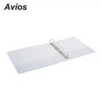 Carpeta de Anillas Personalizada de PVC para Oficina, Material Escolar, Presentaciones de Negocios, Reuniones, Carpeta de Anillas A4