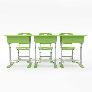 Primary Modern School Classroom Furniture Cheap Used Study Equipment Student Desk And Chair For Sale
