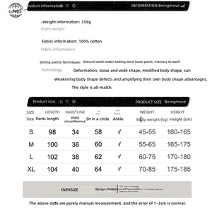 <span class=keywords><strong>Pantalon</strong></span> <span class=keywords><strong>cargo</strong></span> streetwear délavé à l'acide, coupe droite multi-poches, style workwear urbain, décontracté et ample pour homme - Product Image 6