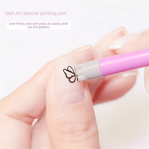Kit de stylos tampons en silicone pour nail art, 4/6/10/15 pièces, outils de tamponnage pour vernis à ongles, impression d'images pour manucure en salon - Product Image 5