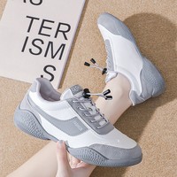 Chaussures décontractées polyvalentes et respirantes, légères, blanches, pour femmes, chaussures de fitness, de course à pied, de sport pour femmes