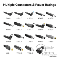 Alimentation universelle en gros pour ordinateur portable 45W 65W 90W 140W, chargeur USB-C Type-C, adaptateur secteur DC AC pour Dell HP Acer ASUS Lenovo