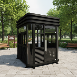 Cabine de sécurité mobile extérieure, poste de garde antivol pour communauté, usine, parc, installation facile, OEM et ODM pris en charge - Product Image 1