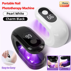 New Mini UV LED Nail Dryer Lamp with LCD Display 30/60S <b>Timer</b> Quick Curing Gel Polish USB Portable Manicure Tool - Product Image 1
