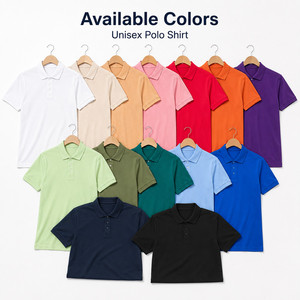 Custom Logo Unisex Performance <b>Polo</b> Shirt Men Women Breathable Soft Golf Team Uniform Wholesale 15 Colors <b>Orange</b> Navy - Product Image 3