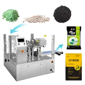 Totalmente automático 500g 1kg Fertilizante orgánico Embolsado Máquina de embalaje Semillas Fertilizantes Máquina de embalaje