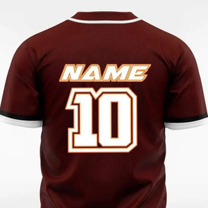 Camiseta de Béisbol Ligera y Transpirable para Deportes de Equipo, para Prácticas y Juegos, Diseño Personalizado, Jersey de Béisbol de Equipo para Venta en Línea - Product Image 4