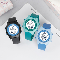 Montres chronographes sportives personnalisées en gros, étanches, cadeaux pour filles, montres numériques pour enfants
