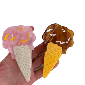 ว้าว! เครื่องประดับผมชีล่า สวีท ซี น่ารัก ลายการ์ตูนฉลามนางเงือก กิ๊บติดผมสวยงาม พร้อมกิ๊บหนีบผมแบบดิสก์ วัสดุอะซิติก แอซิด - Product Image 1