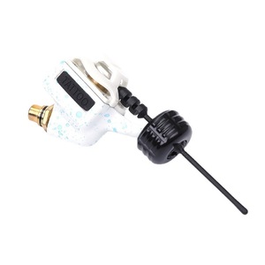 Máquina de tatuaje Yuanyun de doble color, blanco y negro, con accionamiento directo e interfaz RCA para maquillaje permanente. - Product Image 2