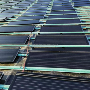 กระเบื้องหลังคาโซลาร์เซลล์แบบรวมเข้ากับอาคาร (BIPV) ดีไซน์กระจกสองชั้น รับน้ำหนักลม 60 เมตร/วินาที รับน้ำหนักหิมะ 1.4 กิโลนิวตัน/ตารางเมตร - Product Image 2