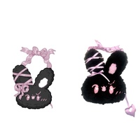 Sac à dos en peluche personnalisé en forme de lapin avec rembourrage en coton PP et tissu en coton