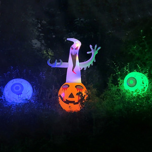 <span class=keywords><strong>D</strong></span>écorations gonflables <span class=keywords><strong>d</strong></span>'Halloween POWER : Figurines 3D stéréoscopiques en PVC avec lumières LED (Citrouilles, Fantômes) - Product Image 4