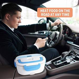 2025 Portable Electric Microwave Oven <b>Lunch</b> Food Warmers Portable Mini 110/24/12v for Car Home - Product Image 2