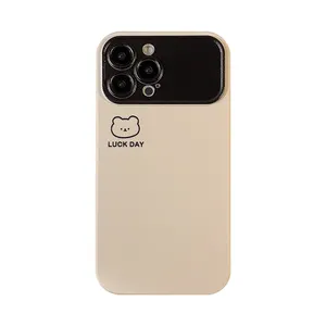 2024 Popular Best-selling Phone Cases With Large Window Splicing White Bear