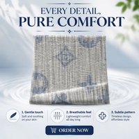 Tissu en microfibre de nylon 100% tissé froissé 34GSM, imprimé, pour vestes et vêtements d'extérieur pour filles et garçons