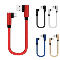 Câble de charge USB Type C pour smartphone et tablette, 0,25 m, cordon court, charge rapide 5A, pour transfert de données USB, 2026