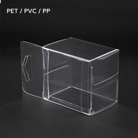 Boîtes d'emballage en plastique transparent à faible MOQ, en PET/PVC haute transparence, petites boîtes de vente au détail pour bonbons, idéales pour les cadeaux de mariage