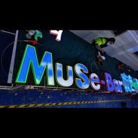 Signalisation personnalisée de lettres numériques à LED 3D 12V 60 70 en PVC avec logo en verre à éclairage frontal pour bureau, magasin de détail, décoration de Noël en extérieur