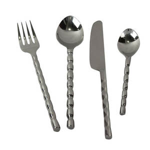 Cuillère d'essai en métal en laiton nickelé nouveau Design ensemble de couverts ustensiles de cuisine gravés à la main article de restauration couverts en métal - Product Image 1