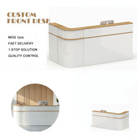 Meubles contemporains élégants pour les espaces professionnels, tables de bureau modernes, design luxueux, matériaux élégants, comptoir de réception