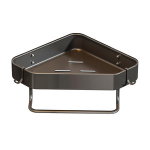 Estante de Esquina para Baño Shangnaisi, Estante de Almacenamiento Triangular para Montar en la Pared, Estilo Moderno y Minimalista, Profundidad de 8-11.9 Pulgadas - Product Image 3