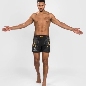 กางเกงขาสั้นออกกำลังกายแห้งเร็วรุ่นใหม่ สำหรับ MMA ยิวยิตสู ซานด้า มวยไทย และมวย กางเกงลำลองสำหรับวิ่งและออกกำลังกายในยิม พร้อมโลโก้ด้านหน้า - Product Image 3