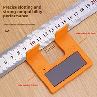 Gabarit d'installation de charnières de porte d'armoire, plaque magnétique fixe pour support de fixation multifonctionnel