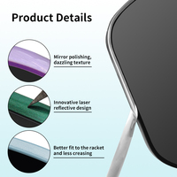 Bande de protection pour bord de raquette de pickleball en TPU haute élasticité, couleur personnalisée, anti-rayures, protection de cadre de raquette, accessoire sportif durable