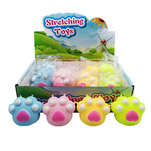 2026 Popular Cat Paw <b>Squeeze</b> Toy Flour Filled Slow Rebound Stress Relief <b>Squeeze</b> Vent <b>Ball</b> - Product Image 1
