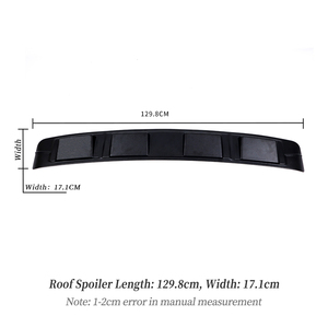 Deflector de Viento para <span class=keywords><strong>Techo</strong></span> Jimny JB64 JB74 2018-2025, Visera Protectora para Parabrisas Delantero, Negro Mate, Adhesivo 3M para Accesorios Suzuki - Product Image 3